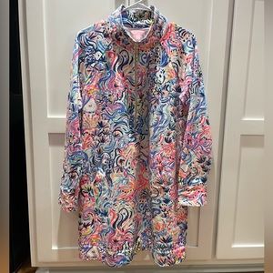 Lilly Pulitzer Skipper Popover Dress So Sofishticated Size L